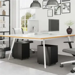 Caisson de bureau mobile GARDO LUX 390 / Noir