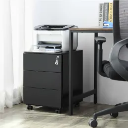 Caisson de bureau mobile GARDO LUX 390 / Noir