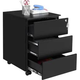 Caisson de bureau mobile GARDO LUX 390 / Noir