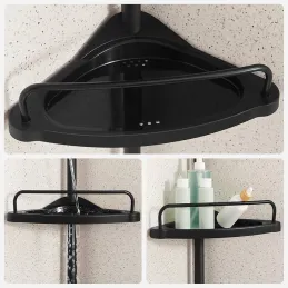 Étagère d’angle de salle de bains REGALO SPA / Noire