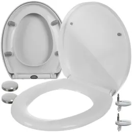 Abattant WC UNIVERSAL à fermeture amortie / Blanc