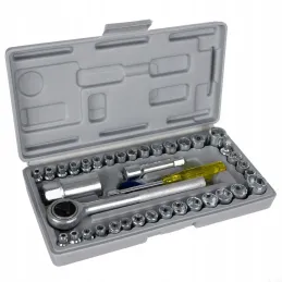 Coffret d’outils 40 pièces avec mallette / Gris