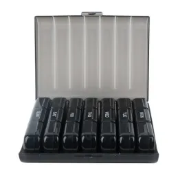Organiseur et distributeur de médicaments exclusif MEDICAL / Noir