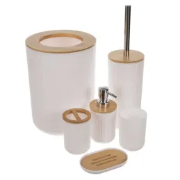 Ensemble complet d’accessoires de salle de bains ELEMENT / Blanc