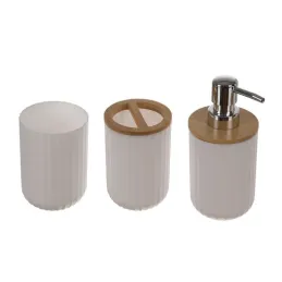 Ensemble complet d’accessoires de salle de bains ELEMENT / Blanc