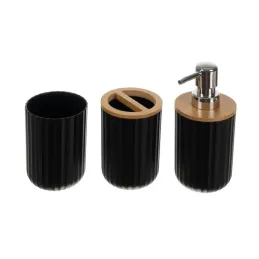 Ensemble complet d’accessoires de salle de bains ELEMENT / Noir
