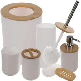 Ensemble complet d’accessoires de salle de bains ELEMENT / Blanc