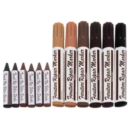 Kit de réparation FIXIA 12 pièces pour chants et meubles / Assortiment de couleurs