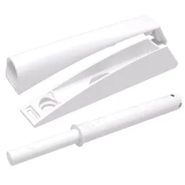 Poussoir avec adaptateur K-PUSH pour ouverture sans poignée – aimant extra-puissant / Blanc