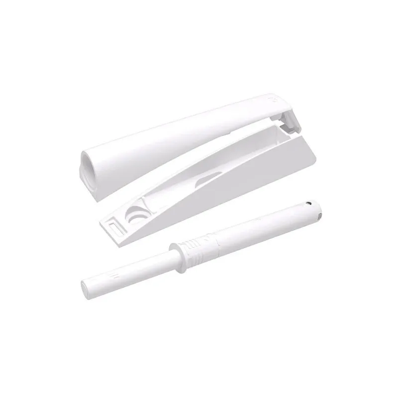 Poussoir avec adaptateur K-PUSH pour ouverture sans poignée – aimant extra-puissant / Blanc