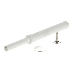 Poussoir avec adaptateur K-PUSH pour ouverture sans poignée – aimant extra-puissant / Blanc