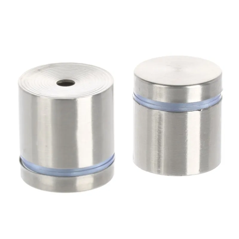 Lot de 2 fixations pour verre LUNARY / Acier inoxydable