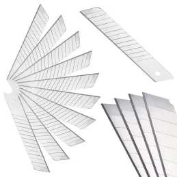 Lames de rechange pour cutter à lame sécable 18 mm / 10 pièces