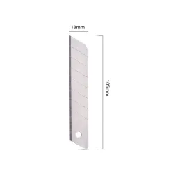 Lames de rechange pour cutter à lame sécable 18 mm / 10 pièces