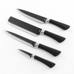Ensemble de 4 couteaux de cuisine NAMIUTSU / Noir