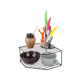 Étagère de rangement pour vaisselle de cuisine CHIEF / Noir mat