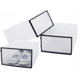 Boîte de rangement à chaussures TERIA / Transparente