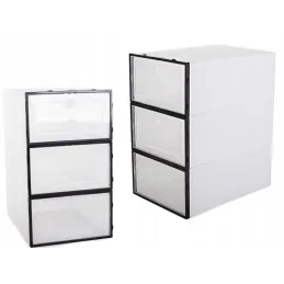 Boîte de rangement à chaussures TERIA / Transparente