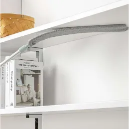 Plumeau télescopique en microfibre avec deux embouts / Gris