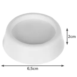 Patins anti-vibrations pour appareils électroménagers et meubles / Gris - lot de 4