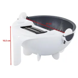 Coupe-légumes et aliments manuel / Blanc