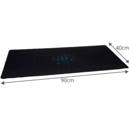 Tapis de bureau XXL pour clavier et souris GAME / Noir