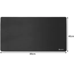 Tapis de bureau pour clavier et souris OFFICE / Noir
