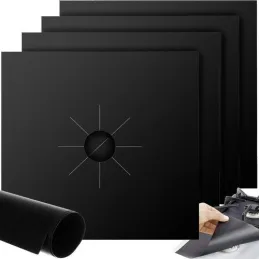 Lot de 5 supports de brûleur pour cuisinière à gaz / Noir