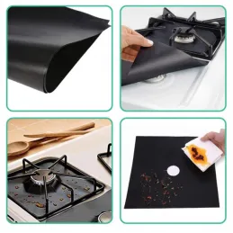 Lot de 5 supports de brûleur pour cuisinière à gaz / Noir