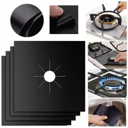 Lot de 5 supports de brûleur pour cuisinière à gaz / Noir