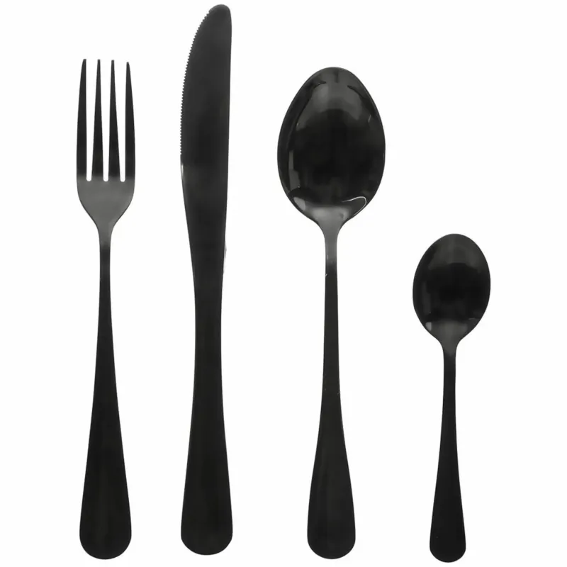 Set de couverts 16 pièces GOURMET LUX / Noir