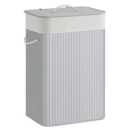 Panier à linge GLAMUR 72 L / Gris