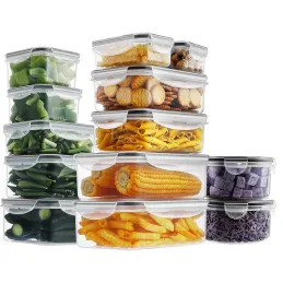 Set de 24 boîtes alimentaires antibactériennes FRESH / Transparentes