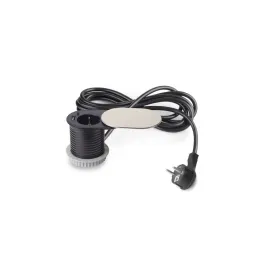 Prise électrique VERTIKAL FAT 1x230V + 2xUSB A+C SCHUKO / Inox