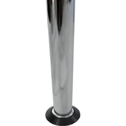 Set de 4 pieds de table STAR / Chrome brillant