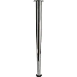 Set de 4 pieds de table STAR / Chrome brillant