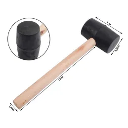 Maillet en caoutchouc / Manche en bois