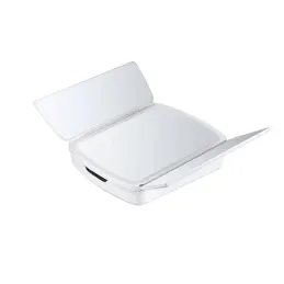 Miroir cosmétique avec éclairage LED et organiseur MIRACLE / Blanc