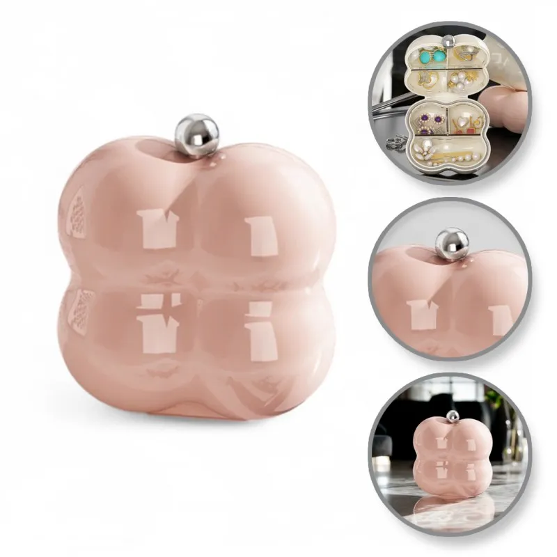 Organiseur de voyage pour bijoux PERLITA / Rose