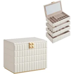 Boîte à bijoux design BUGATI MAXI / Blanc-doré