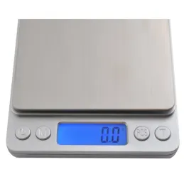 Balance de cuisine 2 kg avec écran et bols / Inox