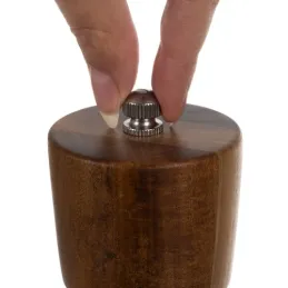 Set de 2 moulins à sel et à poivre en céramique / Acajou