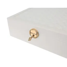 Boîte à bijoux design ZANATI / Blanche