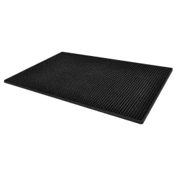Tapis de bar pour vaisselle / Noir