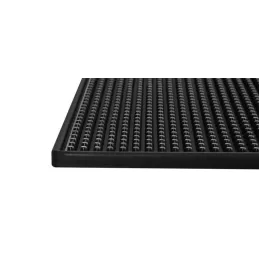 Tapis de bar pour vaisselle / Noir