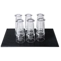 Tapis de bar pour vaisselle / Noir