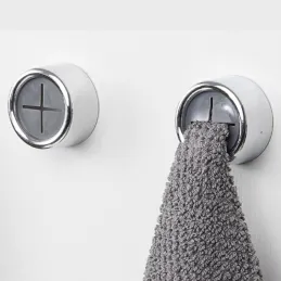 Set de 6 crochets porte-serviettes PROFA / Chrome brillant