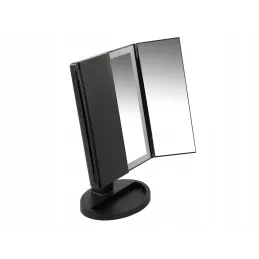 Miroir cosmétique avec éclairage LED ABSOLUNO / Noir mat