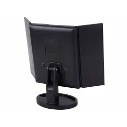Miroir cosmétique avec éclairage LED ABSOLUNO / Noir mat