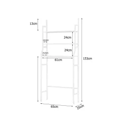 Étagère de rangement au-dessus du lave-linge WASH / Blanc mat